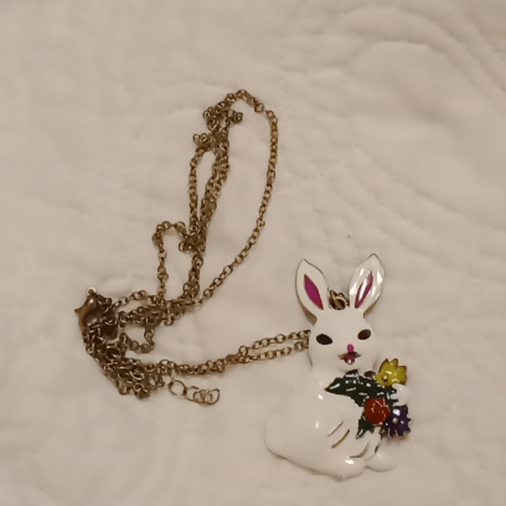New rabbit necklace